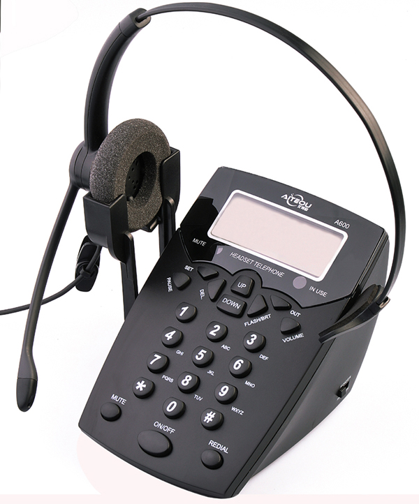 艾特欧A600拨号器+HD510超防噪音耳麦