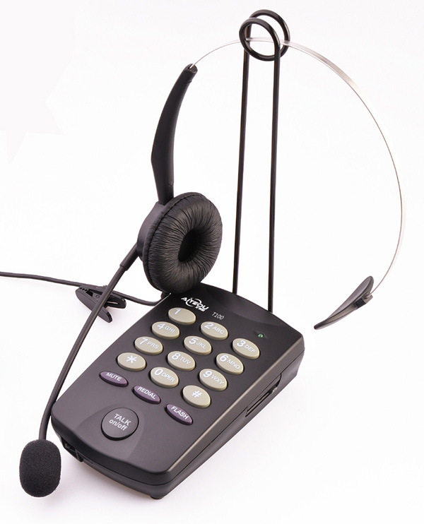 艾特欧T100拨号器+A100耳机 
