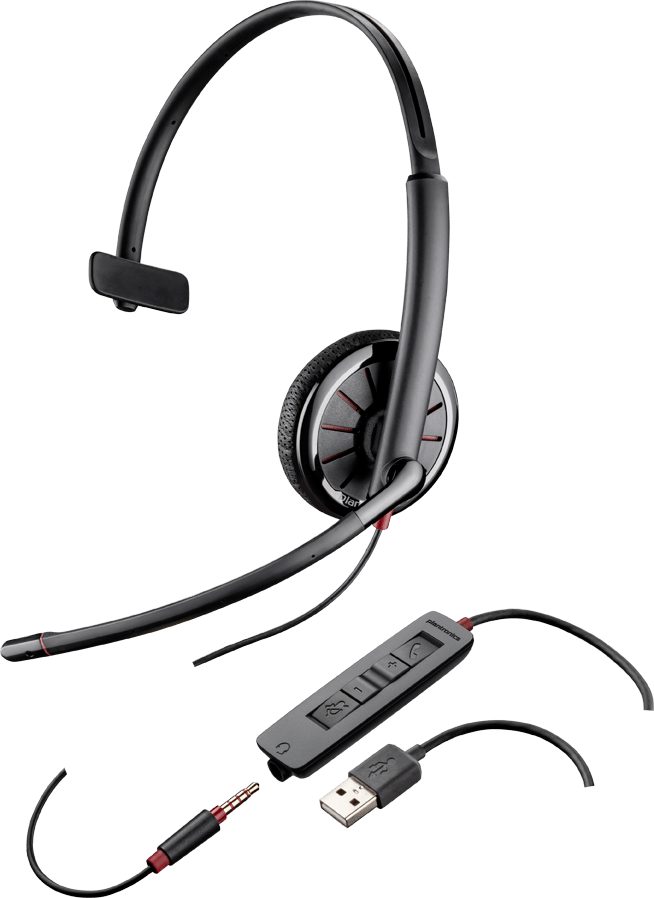 缤特力Blackwire系列耳机，C315单耳和C325双耳